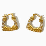 Square stone hoop