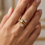 Amelina layered diamond ring 💍