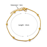 Gold bedded bracelet