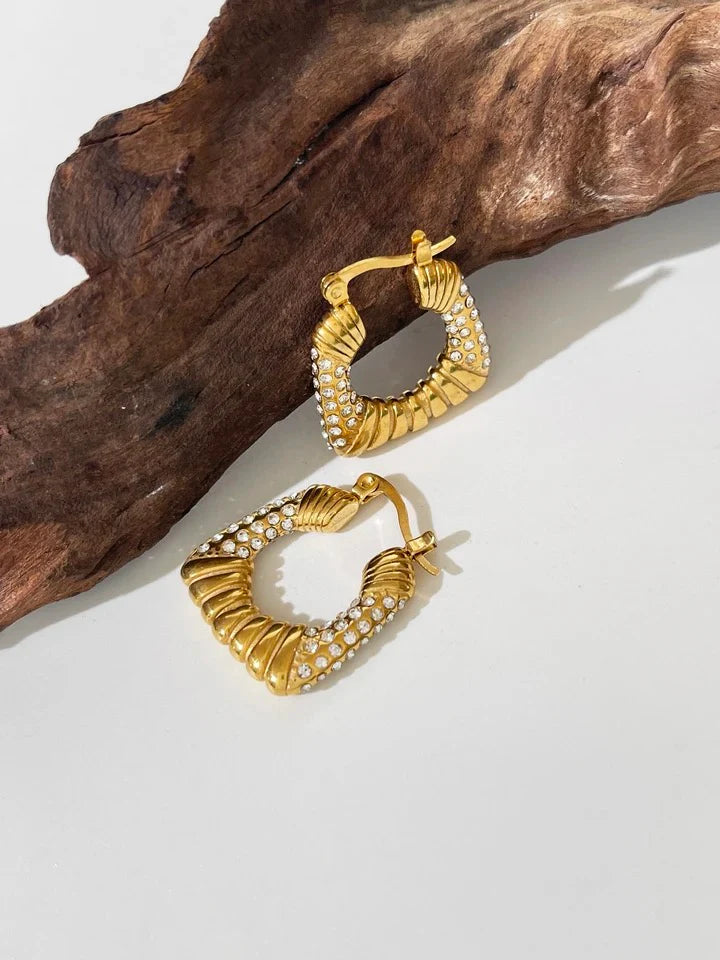 Square stone hoop