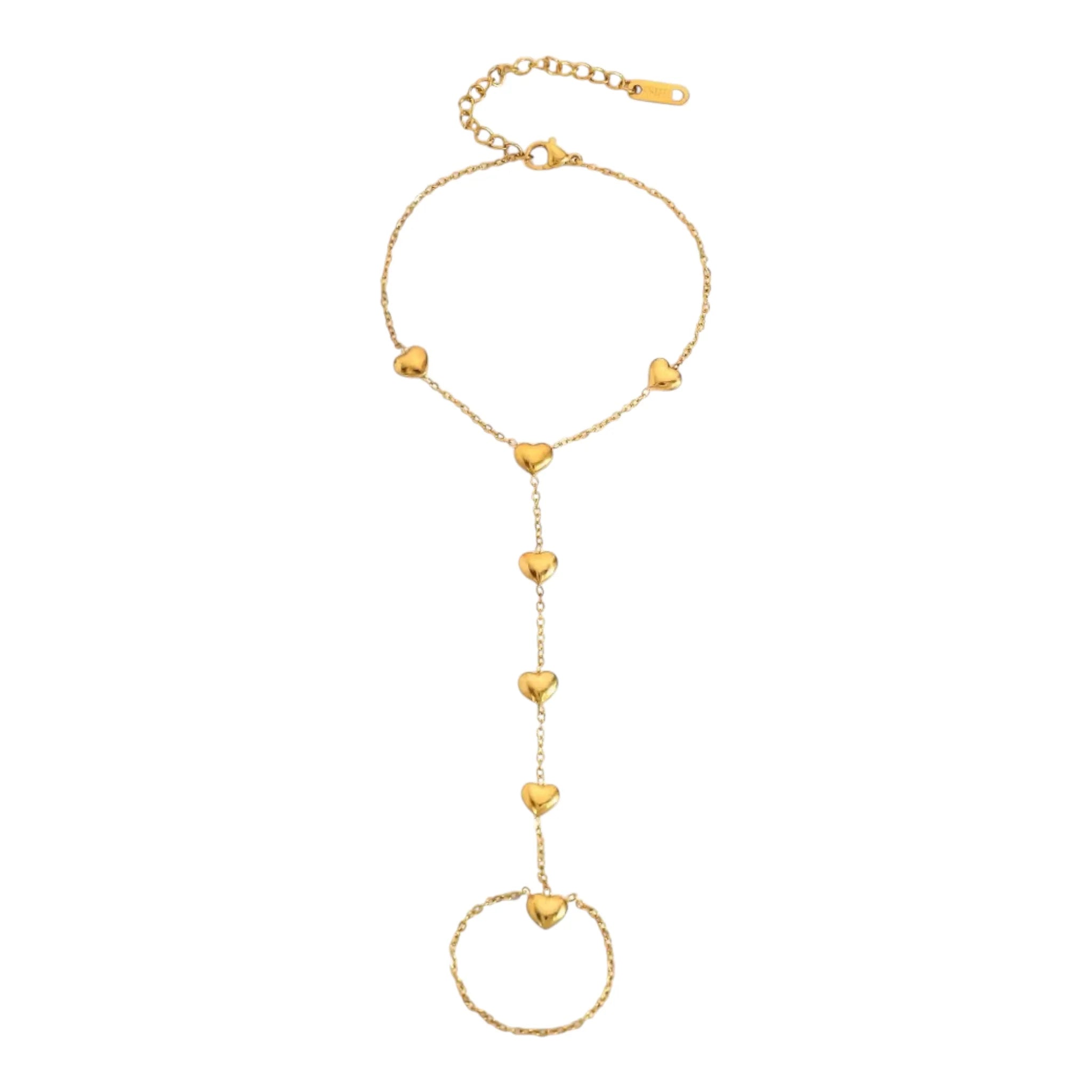 Heart hand chain