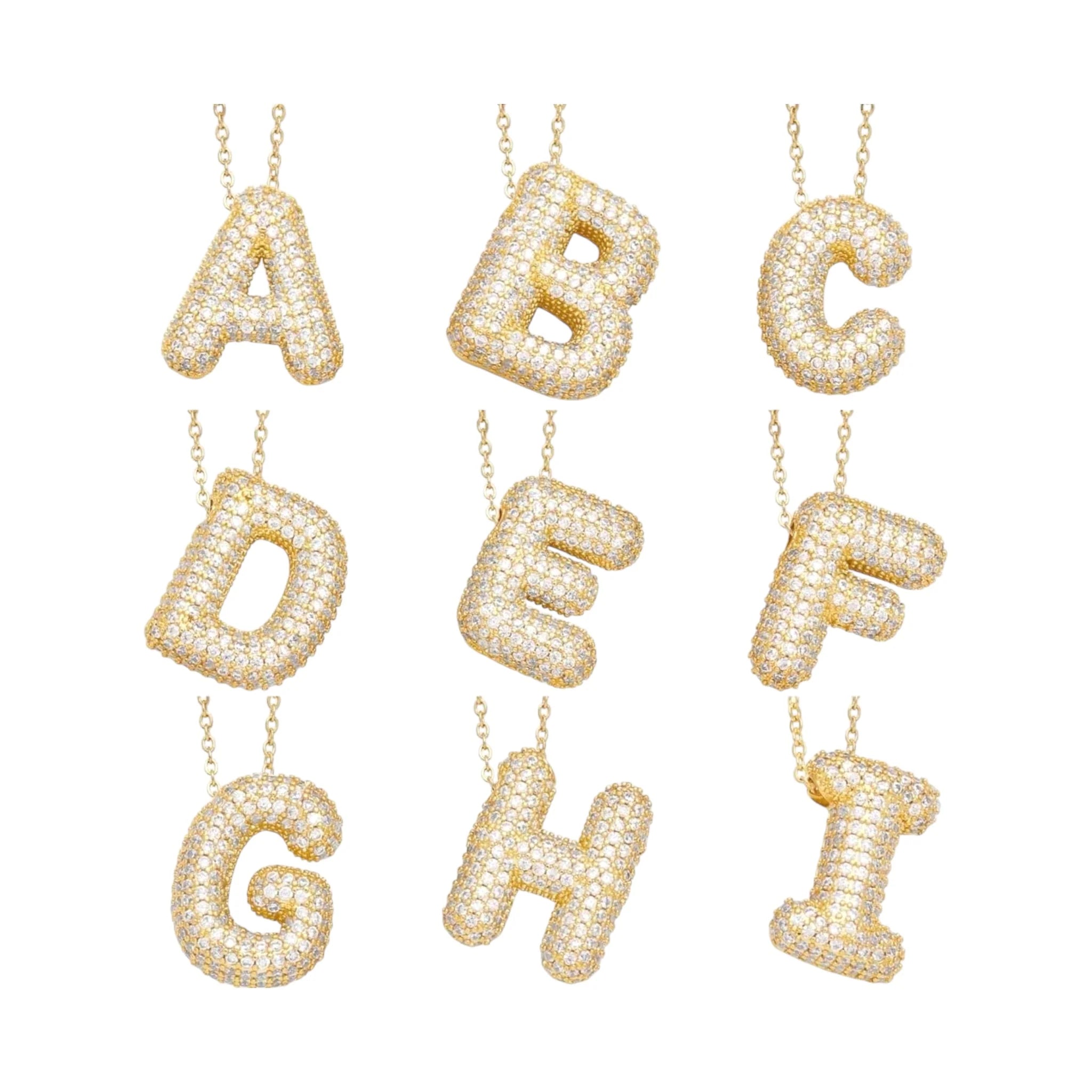 Bubble stones Alphabets