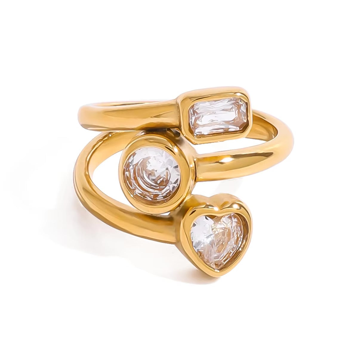Amelina layered diamond ring 💍