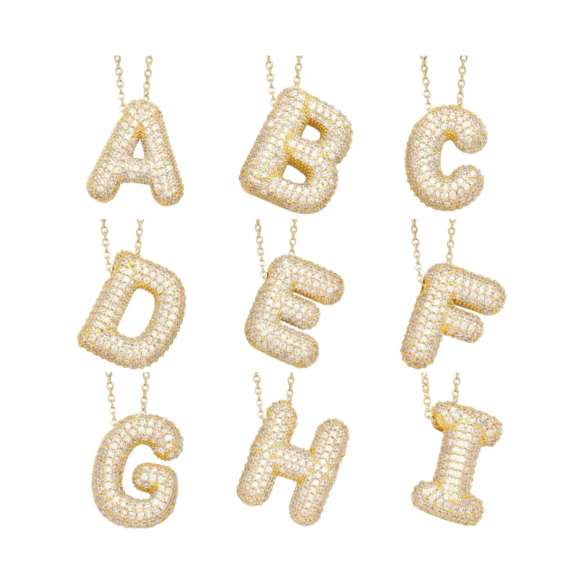 Bubble stones Alphabets - Rare Jewels