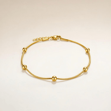 Gold bedded bracelet - Rare Jewels