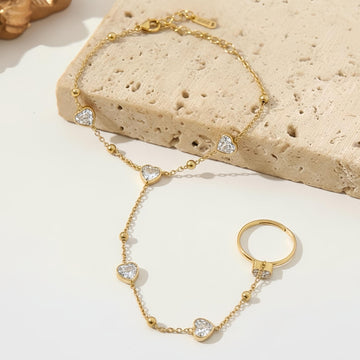 Heart hand chain - Rare Jewels