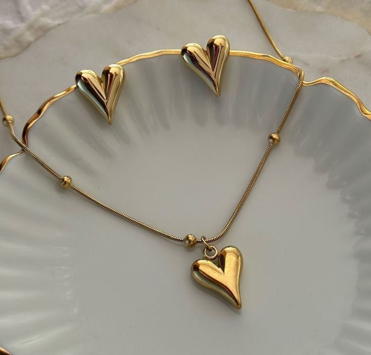 Heart set with Earring - Rare Jewels