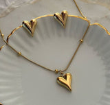 Heart set with Earring - Rare Jewels