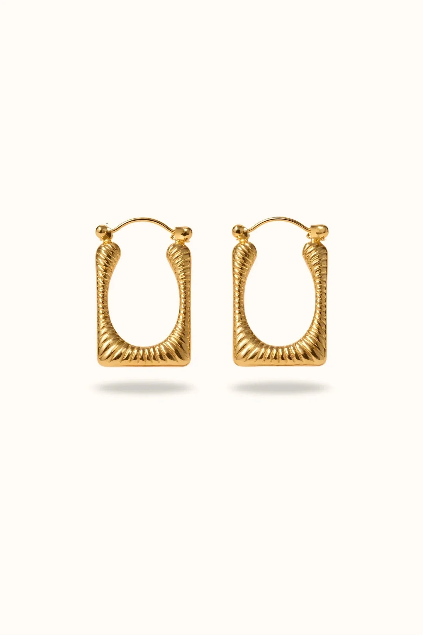 Rectangular hoop - Rare Jewels