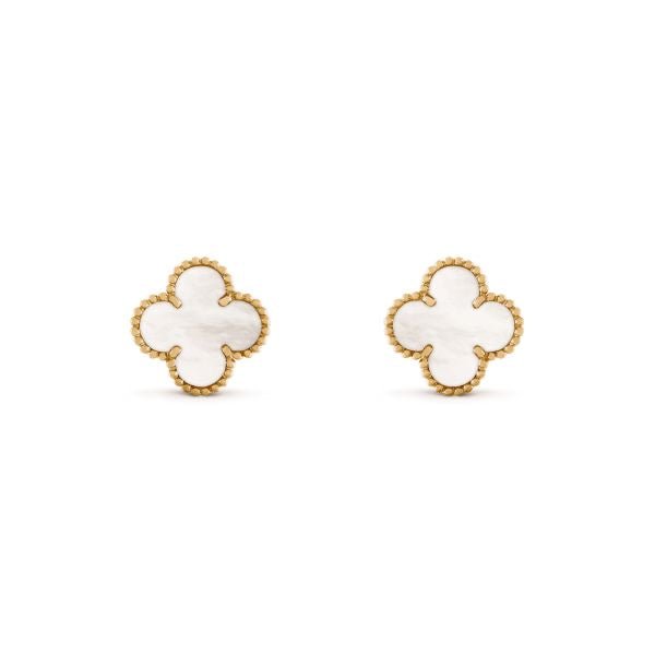 Vancleef white stud - Rare Jewels