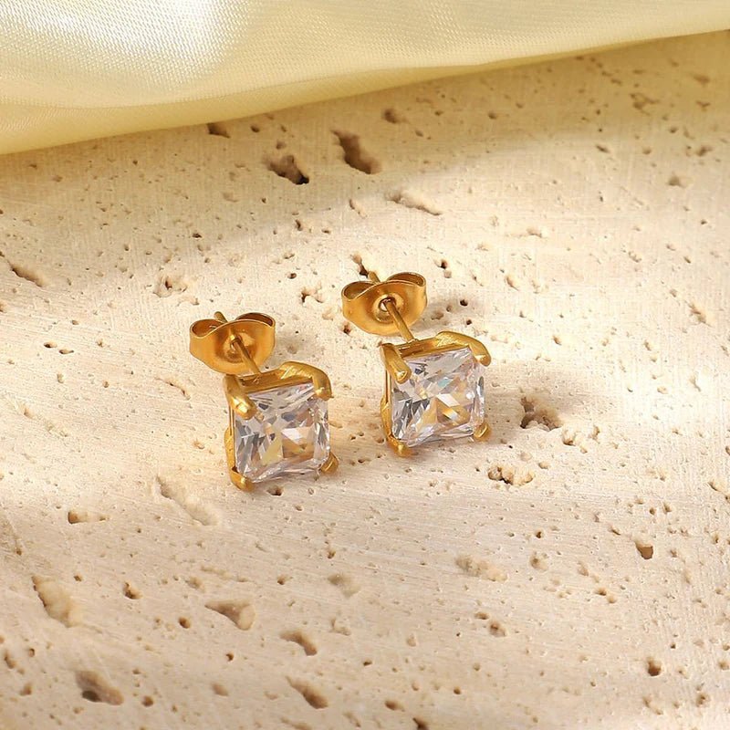 Zircon studs - Rare Jewels